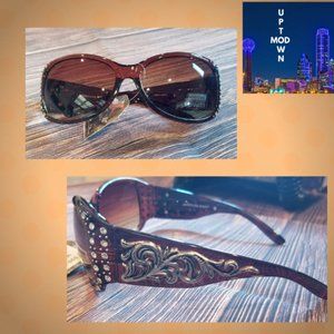Montana West Boot Scroll Collection Sunglasses NWT